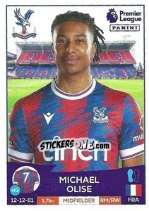 Sticker Michael Olise - English Premier League 2022-2023 n. 209 - Panini