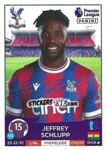 Cromo Jeffrey Schlupp - English Premier League 2022-2023 - Panini