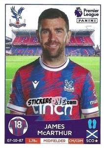 Cromo James McArthur - English Premier League 2022-2023 - Panini
