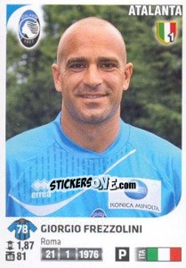 Sticker Giorgio Frezzolini - Calciatori 2011-2012 n. 3 - Panini