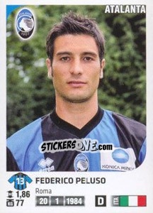Sticker Federico Peluso - Calciatori 2011-2012 n. 12 - Panini
