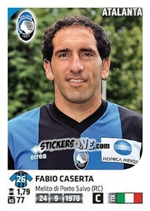 Sticker Fabio Caserta - Calciatori 2011-2012 n. 13 - Panini
