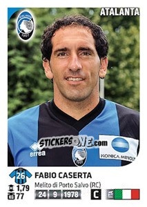 Cromo Fabio Caserta - Calciatori 2011-2012 - Panini