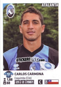 Sticker Carlos Carmona - Calciatori 2011-2012 n. 14 - Panini