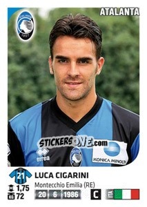 Sticker Luca Cigarini - Calciatori 2011-2012 n. 17 - Panini