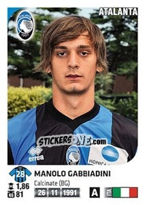 Sticker Manolo Gabbiadini - Calciatori 2011-2012 n. 22 - Panini