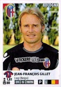 Figurina Jean-françois Gillet - Calciatori 2011-2012 n. 26 - Panini