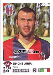 Sticker Simone Loria - Calciatori 2011-2012 - Panini