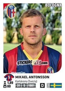 Sticker Mikael Antonsson - Calciatori 2011-2012 n. 33 - Panini