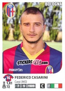 Sticker Federico Casarini - Calciatori 2011-2012 - Panini