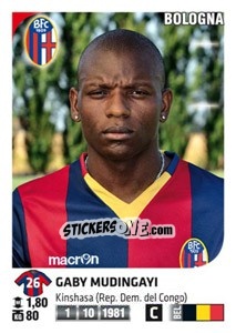 Sticker Gaby Mudingayi - Calciatori 2011-2012 n. 41 - Panini