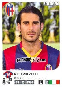 Sticker Nico Pulzetti - Calciatori 2011-2012 n. 42 - Panini