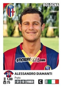 Sticker Alessandro Diamanti - Calciatori 2011-2012 n. 43 - Panini