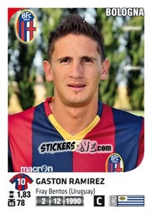 Sticker Gaston Ramirez - Calciatori 2011-2012 n. 45 - Panini