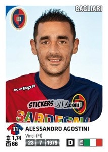 Figurina Alessandro Agostini - Calciatori 2011-2012 - Panini