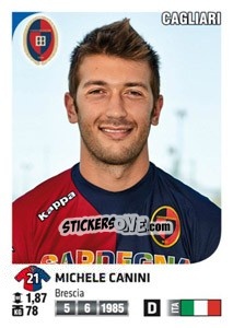 Cromo Michele Canini - Calciatori 2011-2012 - Panini