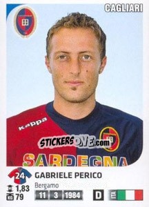 Cromo Gabriele Perico - Calciatori 2011-2012 - Panini