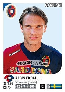 Figurina Albin Ekdal - Calciatori 2011-2012 - Panini