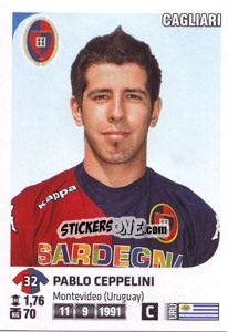 Sticker Pablo Ceppelini - Calciatori 2011-2012 - Panini