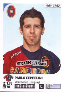Figurina Pablo Ceppelini - Calciatori 2011-2012 n. 66 - Panini