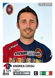 Cromo Andrea Cossu - Calciatori 2011-2012 n. 67 - Panini