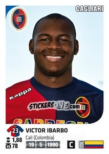Sticker Victor Ibarbo - Calciatori 2011-2012 n. 68 - Panini