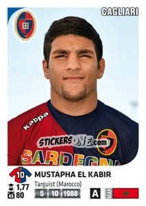 Cromo Mustapha El Kabir - Calciatori 2011-2012 - Panini
