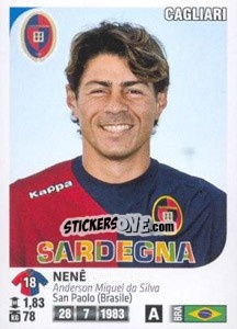 Sticker Nenê - Calciatori 2011-2012 n. 71 - Panini