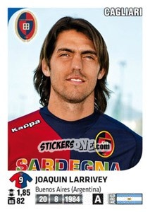 Figurina Joaquin Larrivey - Calciatori 2011-2012 - Panini