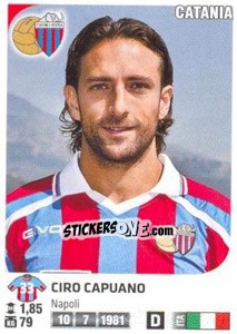Sticker Ciro Capuano - Calciatori 2011-2012 - Panini