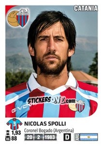 Cromo Nicolas Spolli - Calciatori 2011-2012 - Panini