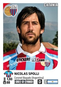 Sticker Nicolas Spolli - Calciatori 2011-2012 n. 81 - Panini