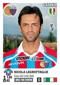 Cromo Nicola Legrottaglie - Calciatori 2011-2012 - Panini