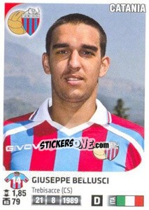 Sticker Giuseppe Bellusci - Calciatori 2011-2012 n. 83 - Panini