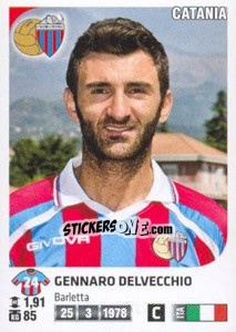 Sticker Gennaro Delvecchio - Calciatori 2011-2012 n. 88 - Panini