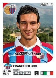 Sticker Francesco Lodi - Calciatori 2011-2012 n. 89 - Panini