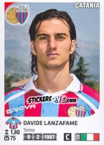 Sticker Davide Lanzafame - Calciatori 2011-2012 n. 90 - Panini
