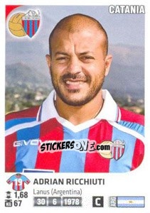 Sticker Adrian Ricchiuti - Calciatori 2011-2012 n. 91 - Panini