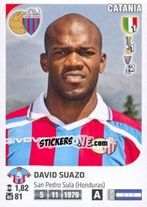 Sticker David Suazo - Calciatori 2011-2012 n. 94 - Panini