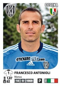 Sticker Francesco Antonioli - Calciatori 2011-2012 n. 98 - Panini