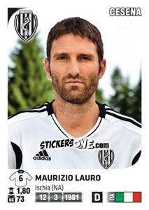 Sticker Maurizio Lauro - Calciatori 2011-2012 - Panini