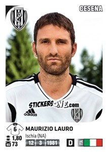 Sticker Maurizio Lauro - Calciatori 2011-2012 n. 105 - Panini