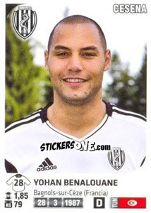 Sticker Yohan Benalouane - Calciatori 2011-2012 - Panini