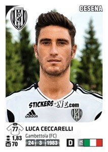 Sticker Luca Ceccarelli - Calciatori 2011-2012 - Panini