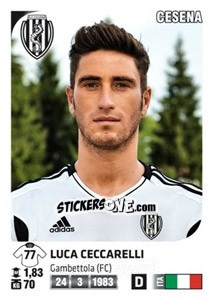 Cromo Luca Ceccarelli - Calciatori 2011-2012 - Panini