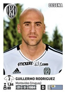 Sticker Guillermo Rodriguez - Calciatori 2011-2012 n. 109 - Panini