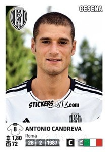 Sticker Antonio Candreva - Calciatori 2011-2012 n. 112 - Panini