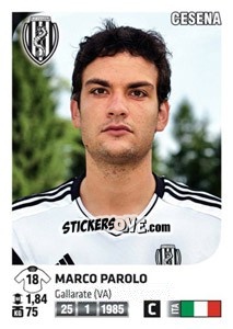Sticker Marco Parolo - Calciatori 2011-2012 n. 113 - Panini