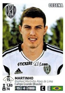 Sticker Martinho - Calciatori 2011-2012 n. 114 - Panini