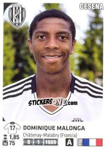 Sticker Dominique Malonga - Calciatori 2011-2012 n. 116 - Panini